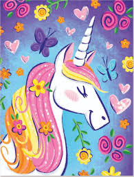 Unicorn Enclosure Card Glitter
