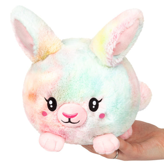 Pastel Tie Dye - Snugglemi Snackers Fluffy Bunny