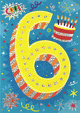 6 Years Old Foil Card