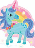 Unicorn & Rainbow Die-Cut Card