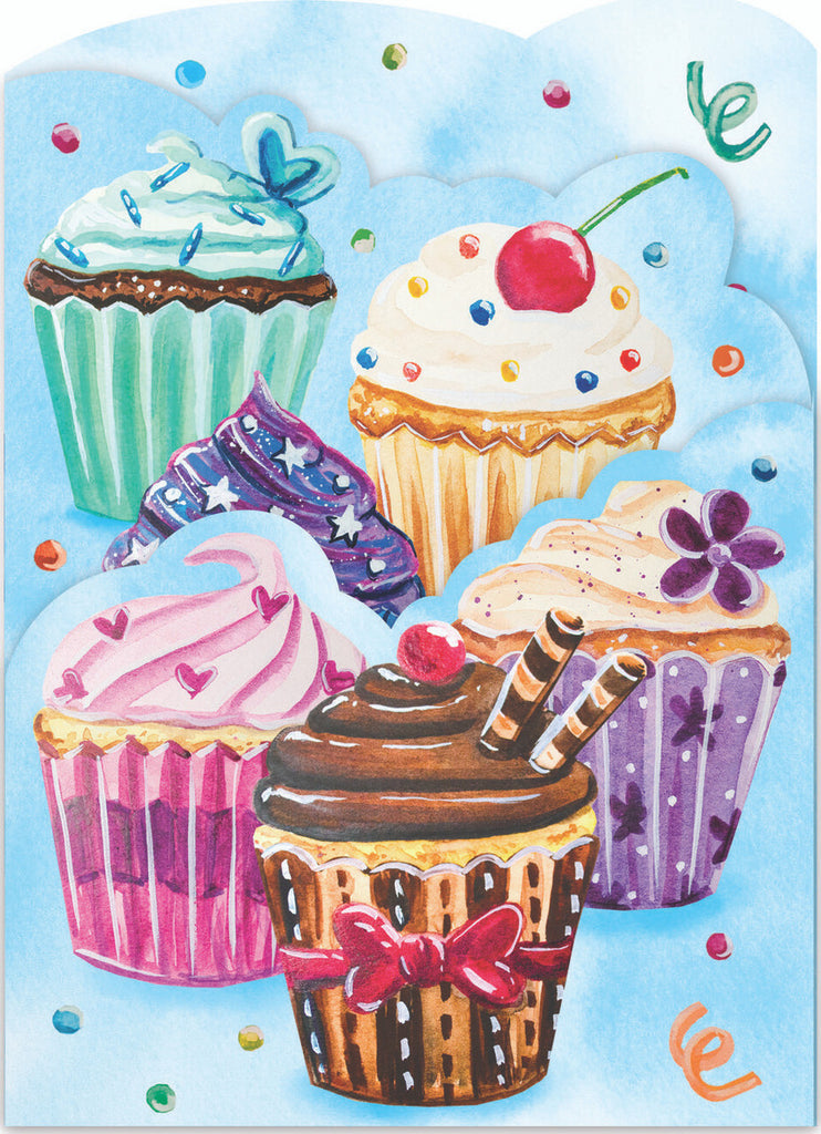 Cupcake Card Tri Fold