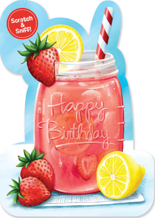 Strawberry Lemonade Card Scratch & Sniff