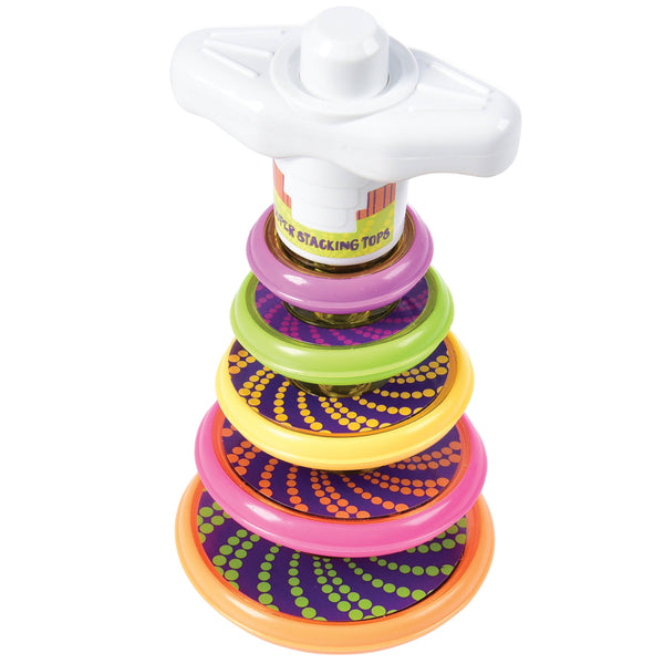 Stacking Spin Tops | The Wooden Horse