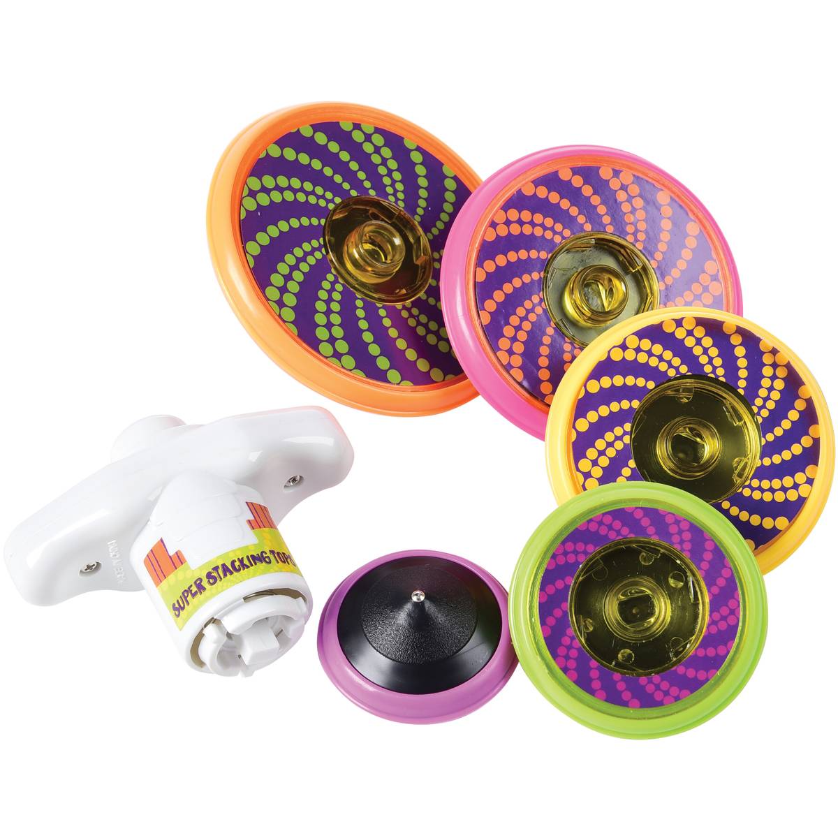 Stacking Spin Tops | The Wooden Horse