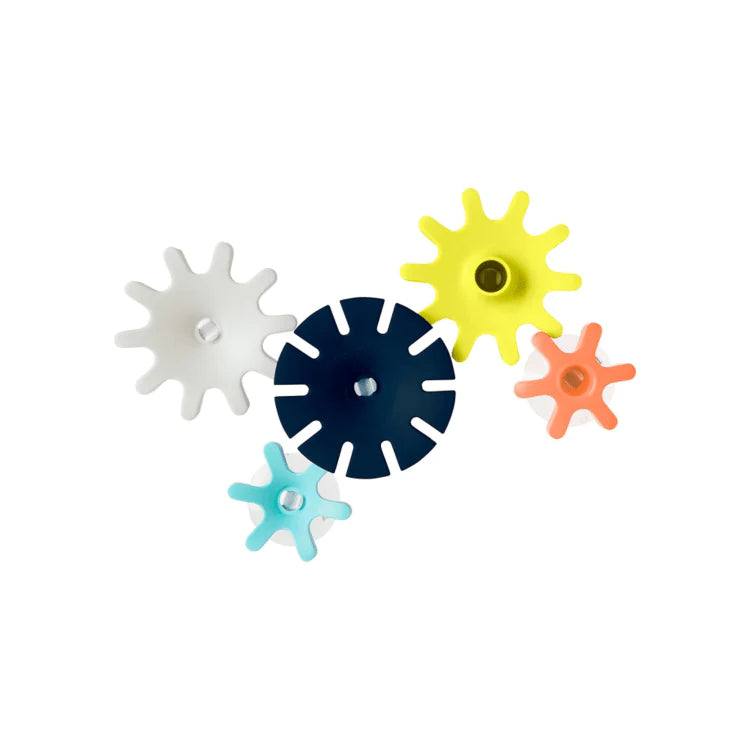 Navy/Yellow Cogs Water Gears Bath