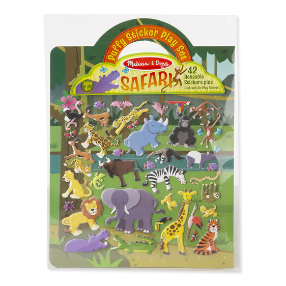 Puffy Stickers-Safari
