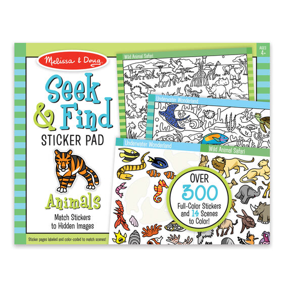 Animal - Seek & Find Sticker Pad