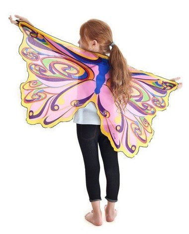 Rainbow Fairy Wings with Glitter