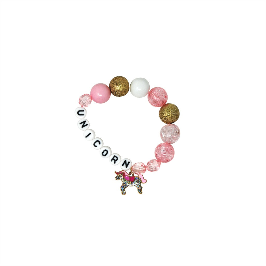 Unicorn Letters & Charm Bracelet