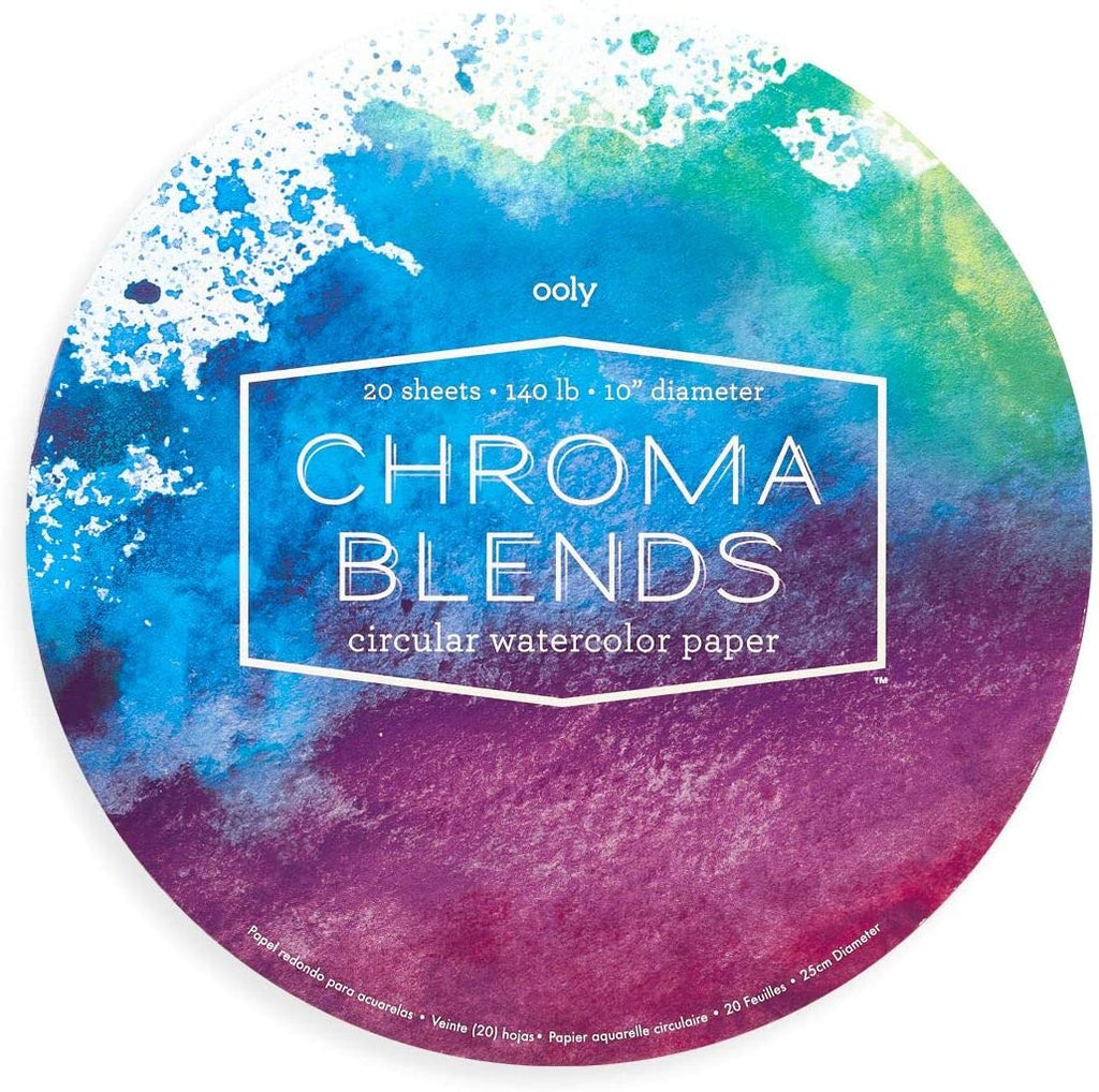 Paper Pad Circular Watercolor Chroma Bends