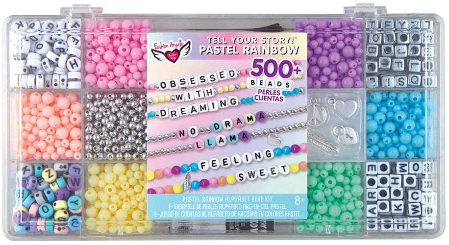 Pastel / Metallic-SM - Alphabet Bead Case