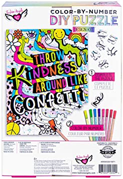 Throw Kindness Like Confetti DIY Color-By-Number