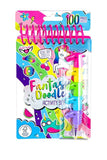 Fantasy Doodle Book W/Stackable Crayon