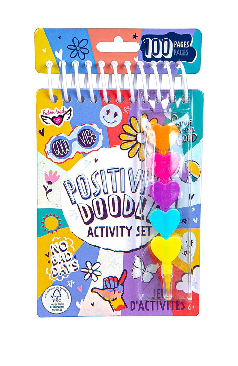 Positivity Doodle Book with Stackable Crayon