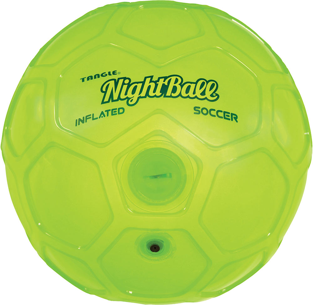 NightBall Inflated Soccer - Green