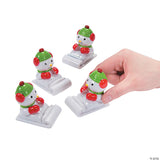 Snowman Pullback Racers