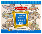 Vehicles Jumbo Coloring Pad