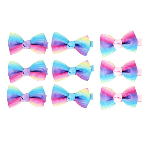 Cotton Candy Mini Bow