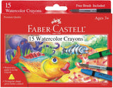 Watercolor Crayons 15ct