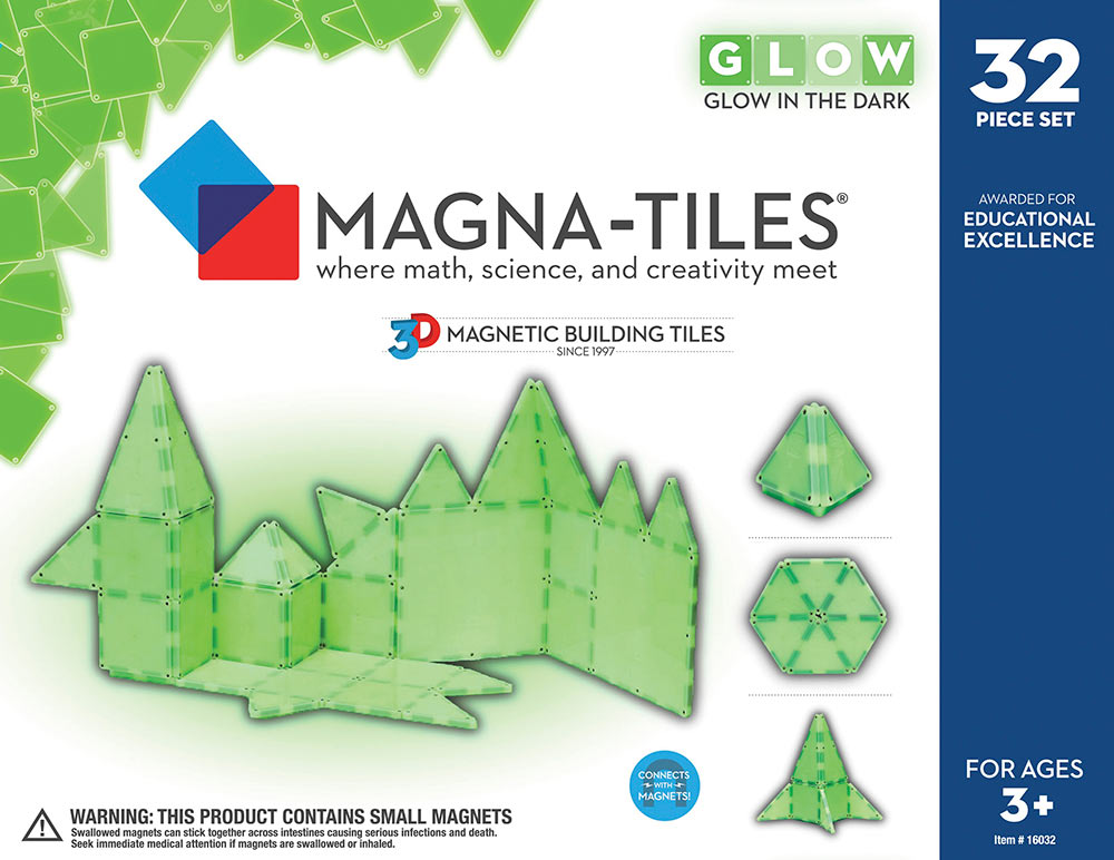 Magna Tiles Glow 32 pc Set