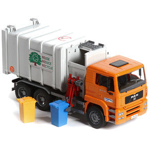 Man Side loading Garbage Truck