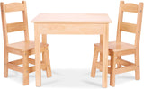 Natural Wooden Table & Chairs