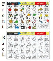 Alphabet Write-A-Mat Single