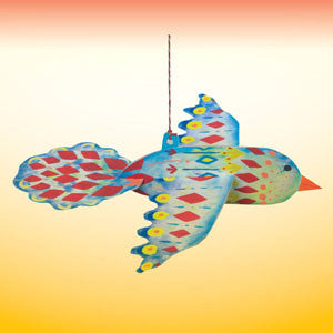 Blue Bird Floating Bird