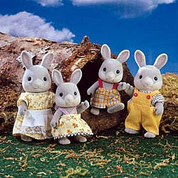 Cottontail Rabbit Family