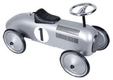 Silver Race Car Metal Speedster