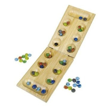 Wood Mancala in Tin