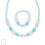 Snow Princess Necklace And Bracelet Set