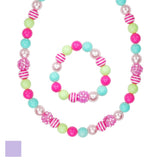 Sugar Coated Necklace Bracelet Set