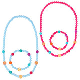 Sparkling Beads Necklace & Bracelet Set