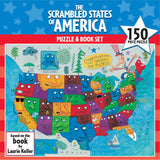 Scrambled States of America Book & 150 pc. Puzzle