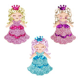 Princess Hair Clips - Glitter