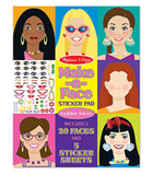 Fashion Faces Make-a-Face Sticker Pad