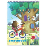 BEAR ON BICYCLE SKETCHBOOK
