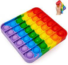 Rainbow Square Pop Fidget