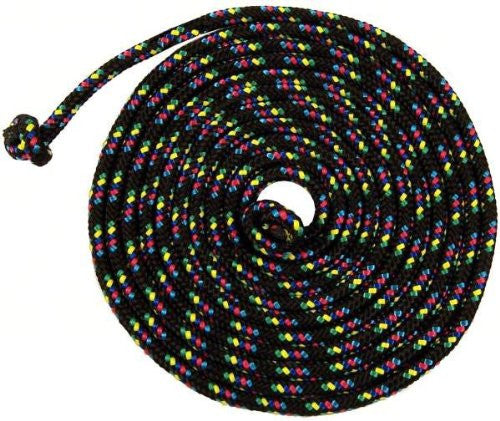 Black 16' jump Rope - Confetti