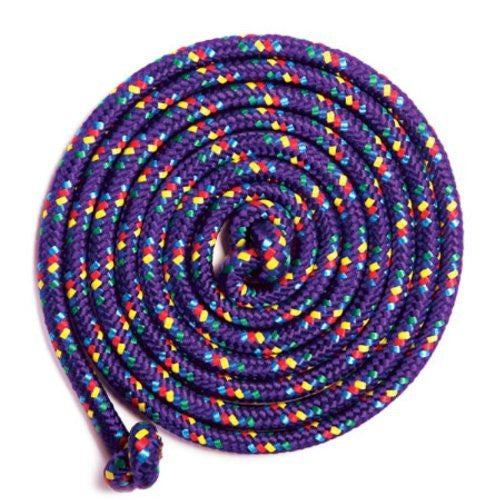 Purple 8' Jump Rope - Confetti