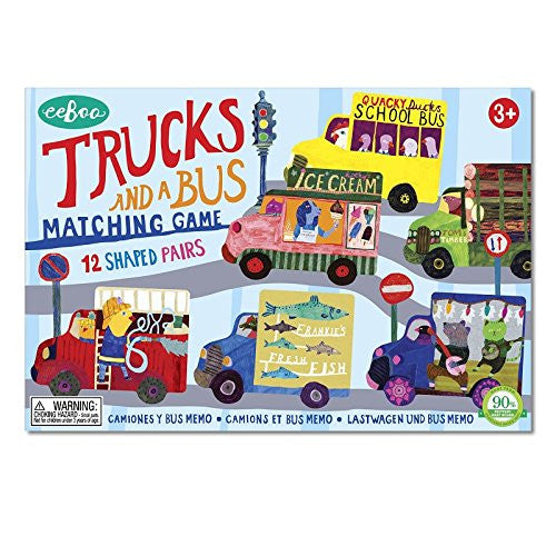 Trucks and Bus Matching Game