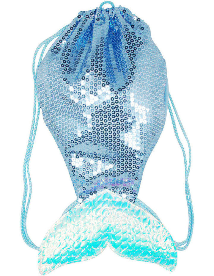 Pink Poppy Mermaid Bag-Mint Green