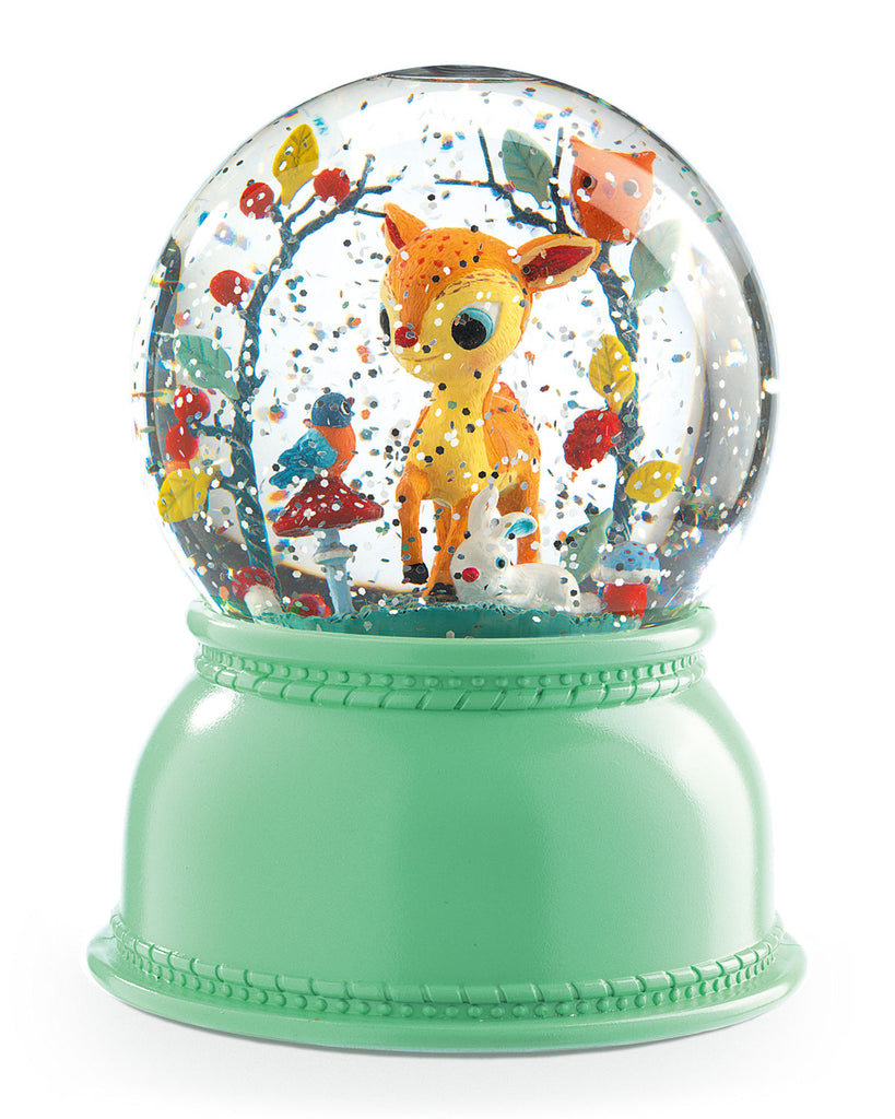 Fawn Night Light Snowglobe