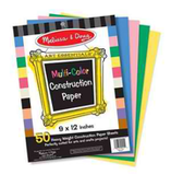 Multi-Color Construction Paper (9"x12")