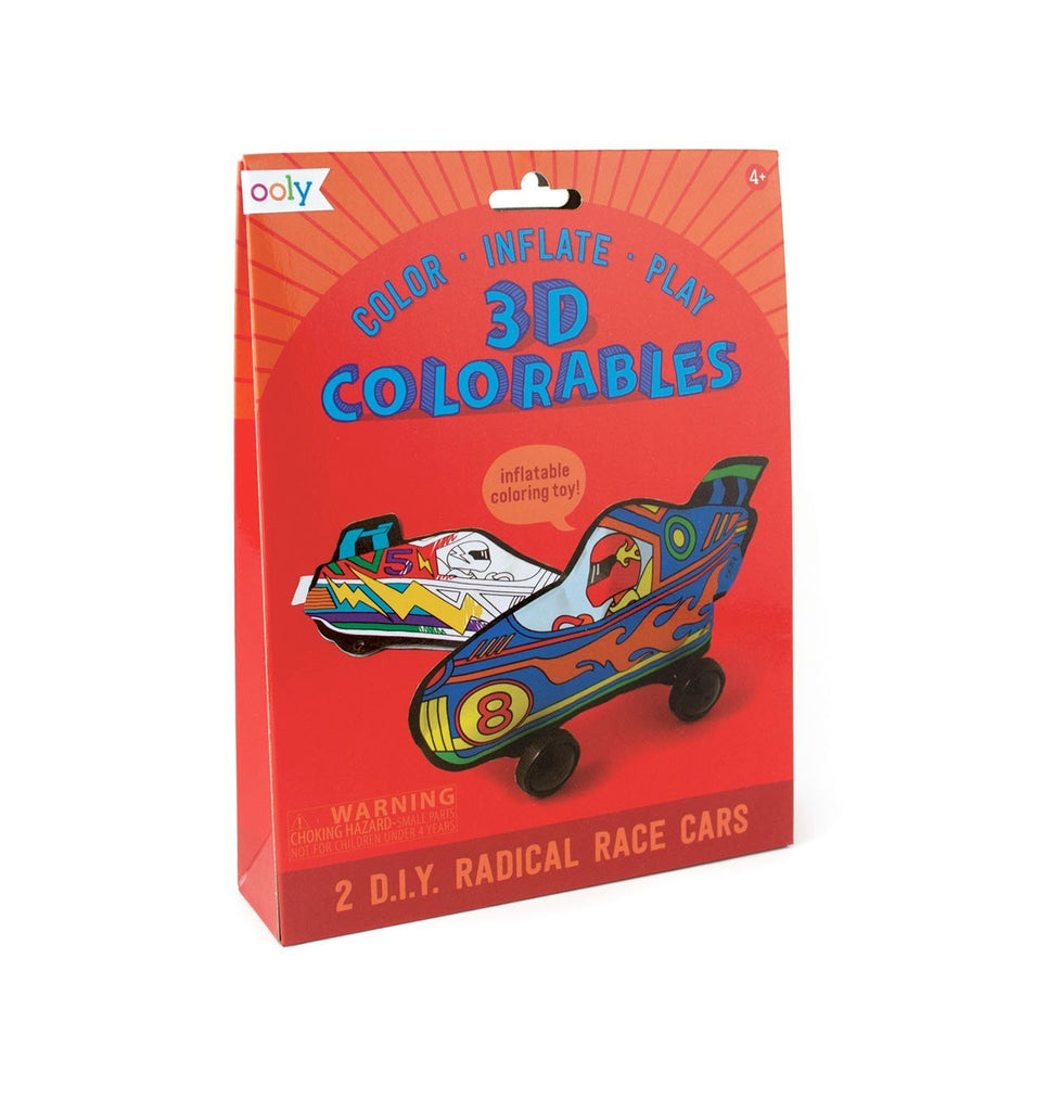 3D Colorables Radical Race Cars