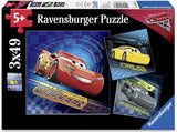 Cars 3 3 x 49 pc Puzzles