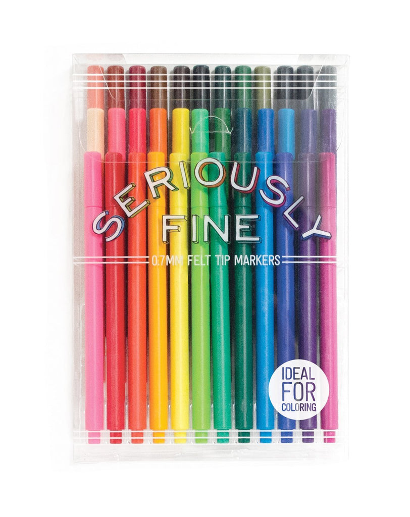 Seriously Fine Felt Tip Markers