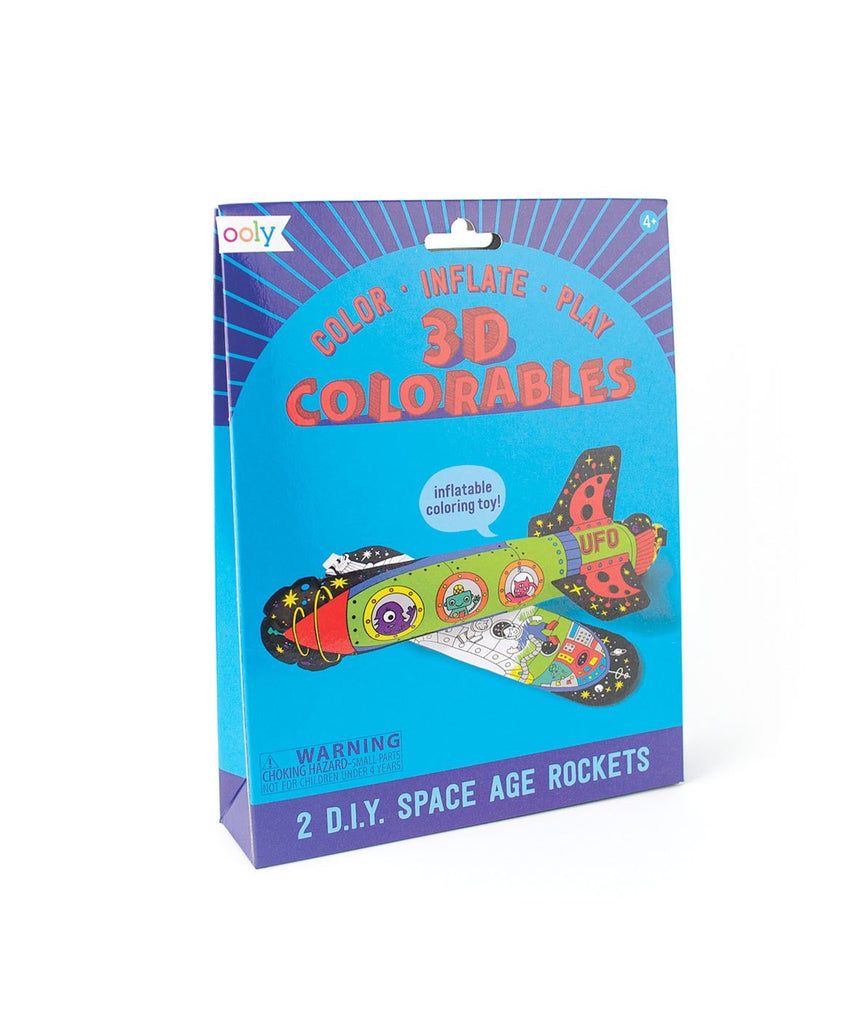 3D Colorables Space Age Rockets
