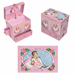 Ballerina Musical Treasure Box